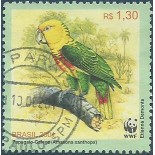 C2385 AVES BRASILEIRAS - PAPAGAIO-GALEGO 2001 - 8303 CARIMBADO